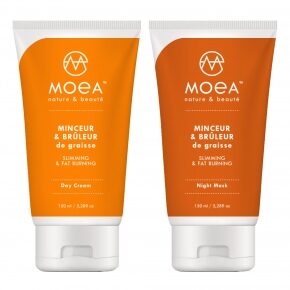 Set Reafirmante y Modelador Corporal MOEA: Crema de día y mascarilla de noche